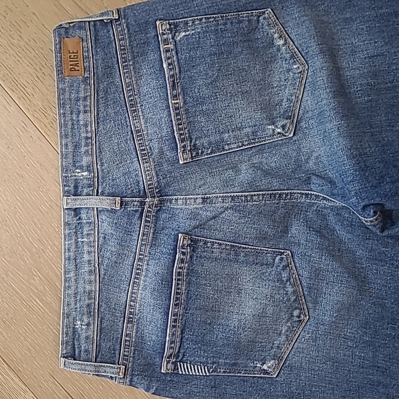 PAIGE Jeans Women's sz 29 Sarah Slim High Rise Denim Jeans - Picture 5 of 14